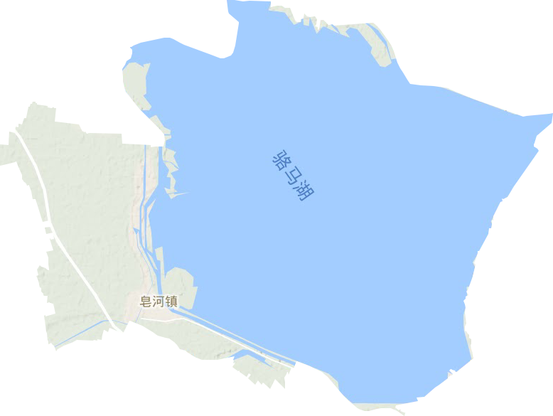 皂河鎮(zhèn)地形圖