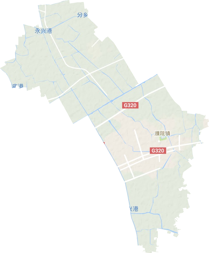 濮院鎮地形圖
