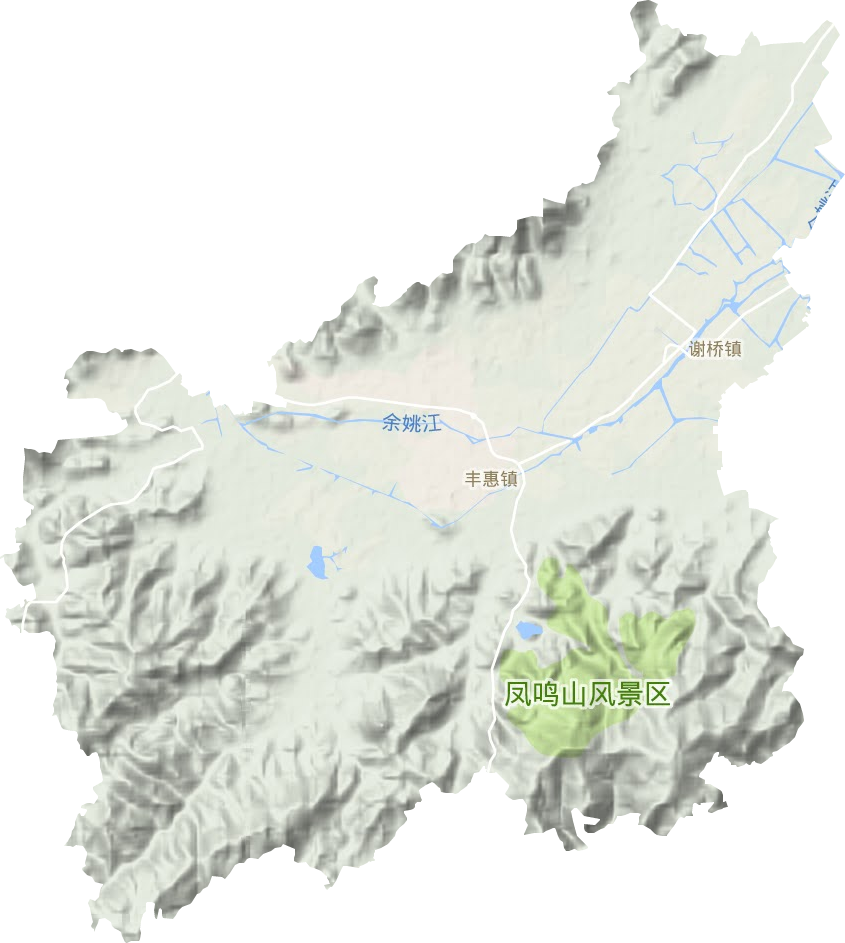 豐惠鎮地形圖