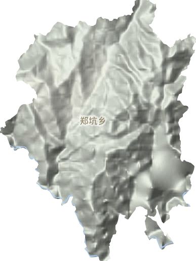 鄭坑鄉地形圖