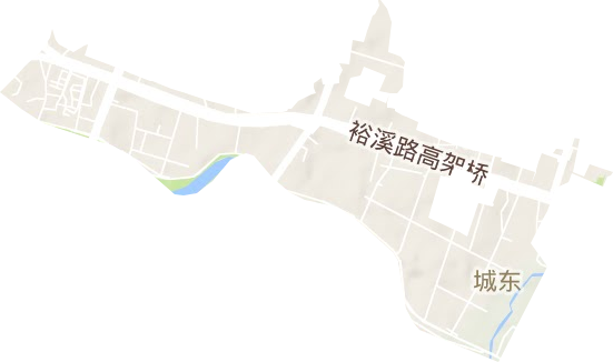 城東街道地形圖