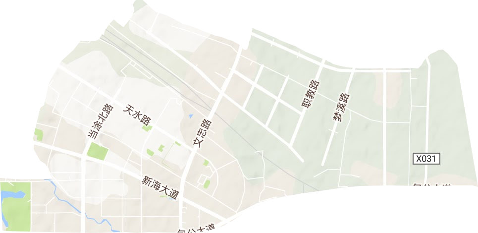 瑤海區(qū)工業(yè)園地形圖