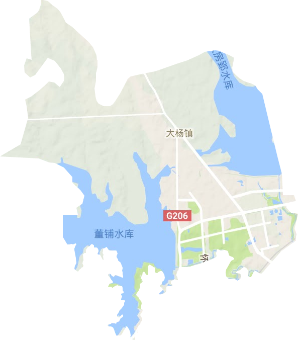 大楊鎮(zhèn)地形圖