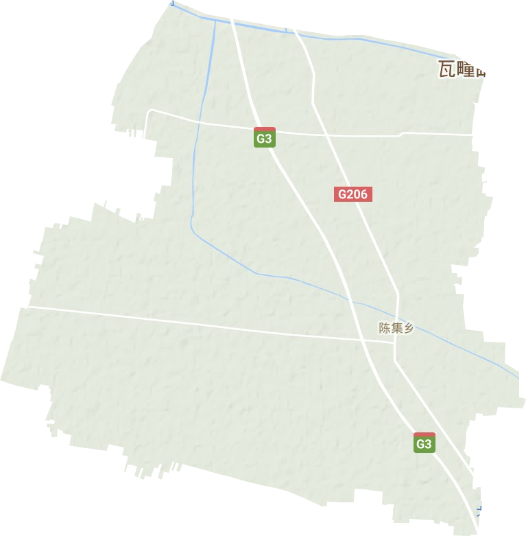 陳集鄉地形圖