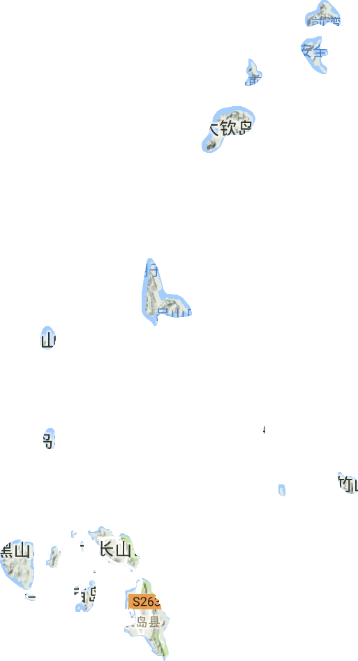 長島縣地形圖