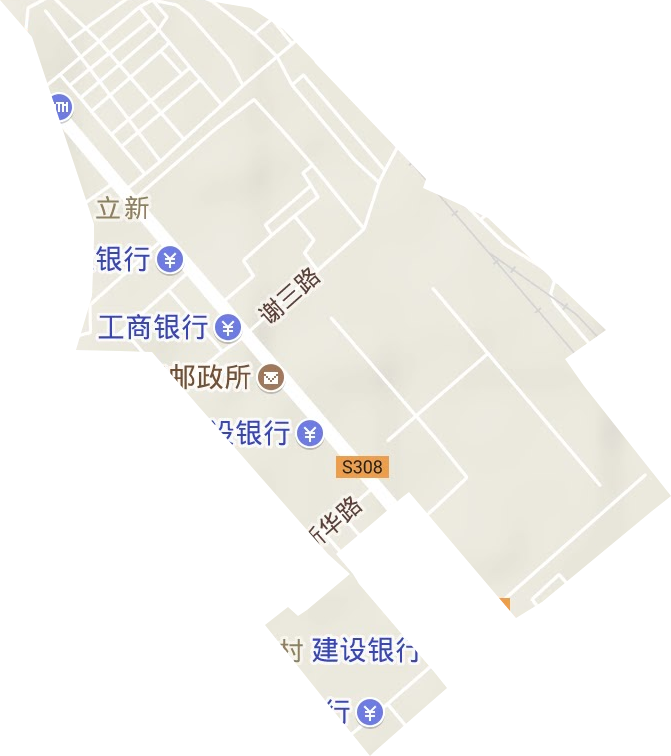 立新街道地形圖