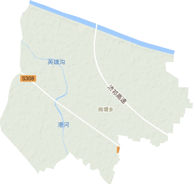 尚塘鄉地形圖