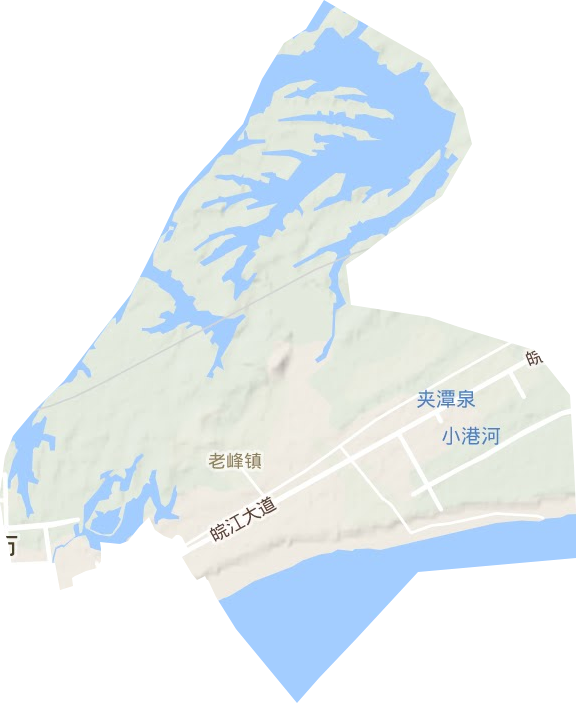 老峰鎮(zhèn)地形圖