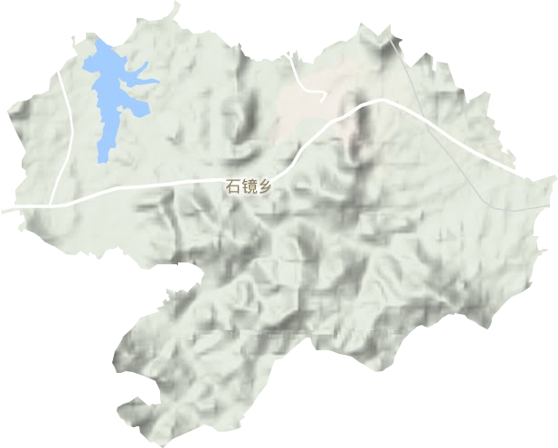 石鏡鄉地形圖