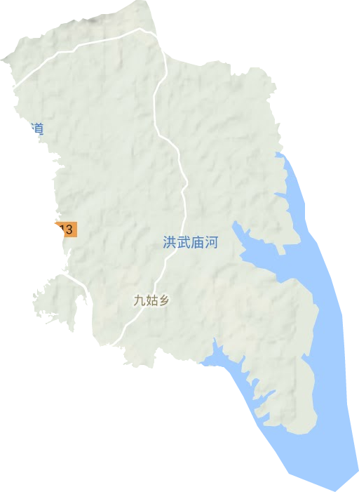 九姑鄉地形圖