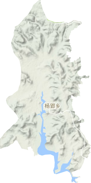 楊郢鄉地形圖