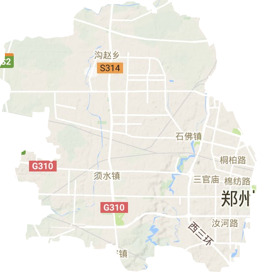 中原區地形圖