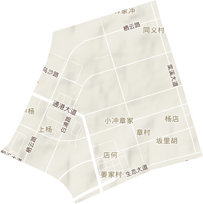 安徽貴池工業園地形圖