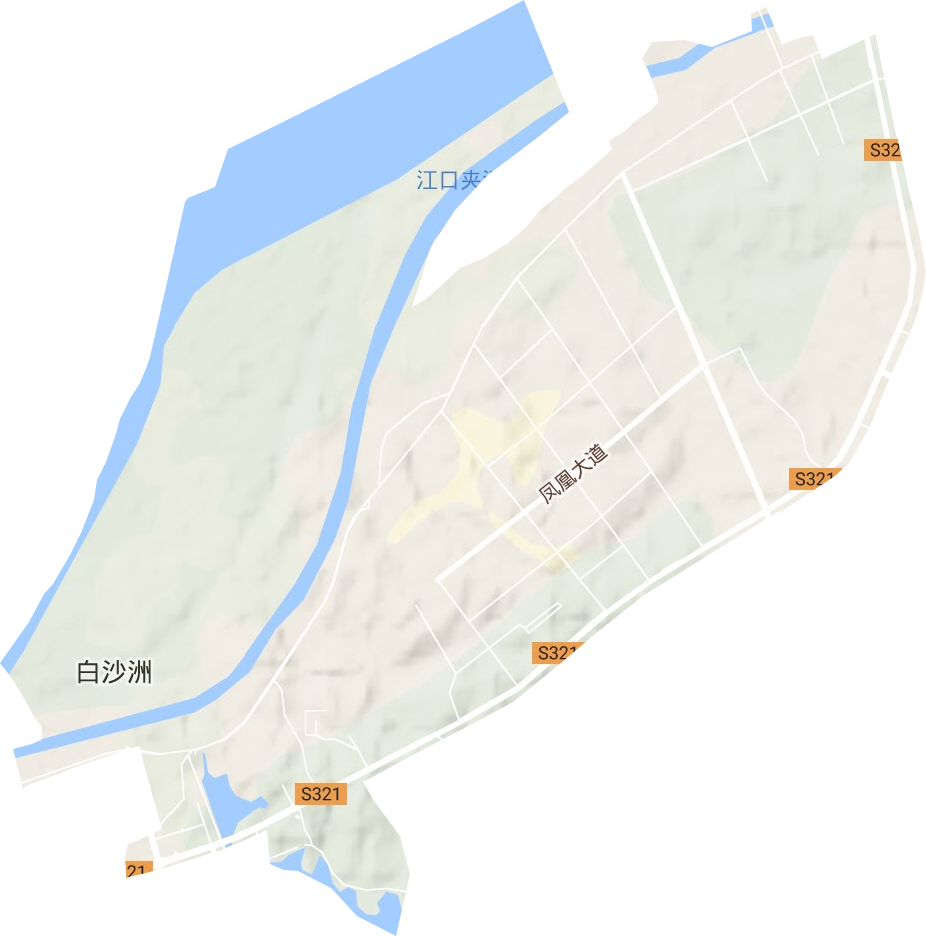 池州市開發區地形圖