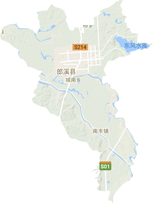 建平鎮地形圖