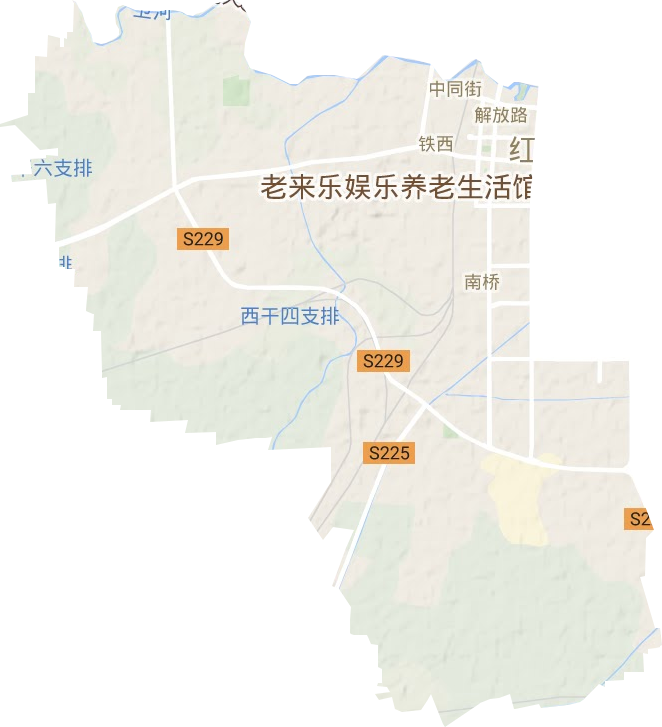 衛濱區地形圖