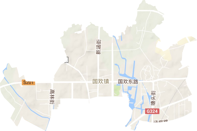 國歡鎮地形圖