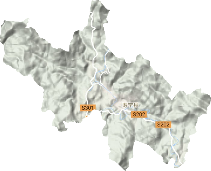 鰲陽鎮地形圖
