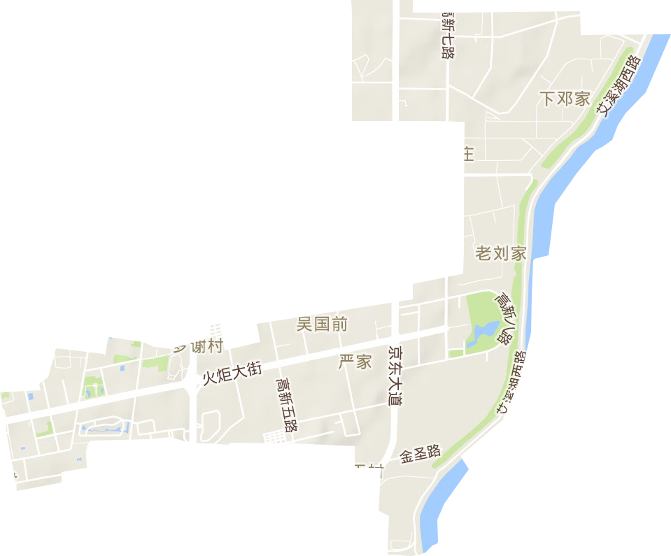 湖西新建區(qū)（南昌高新開發(fā)區(qū)）地形圖