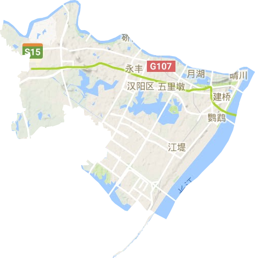 漢陽區地形圖