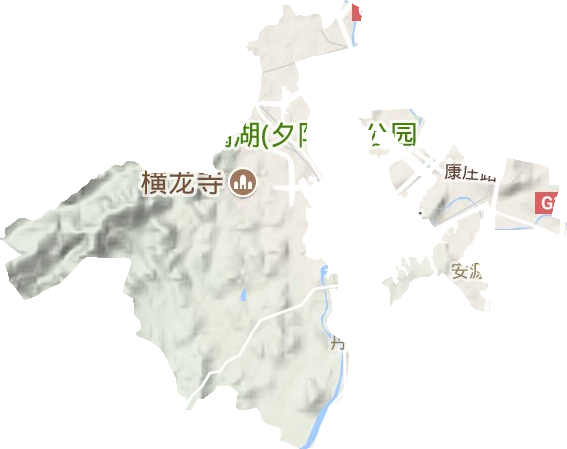 城郊管委會地形圖