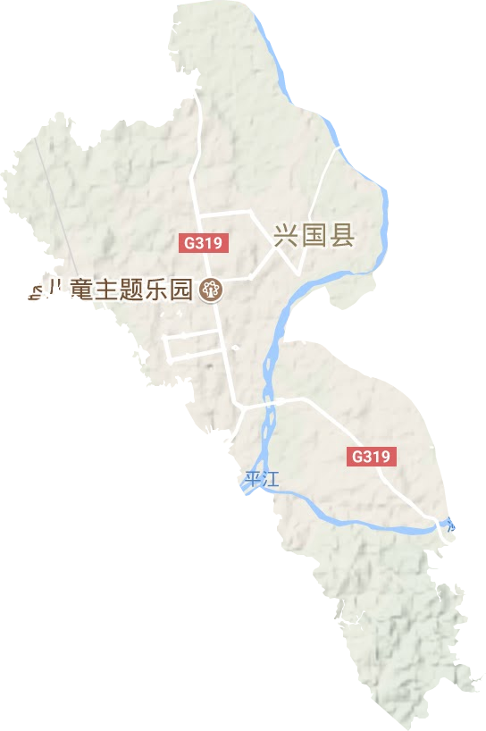 瀲江鎮(zhèn)地形圖