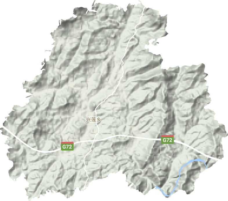 興蓮鄉地形圖