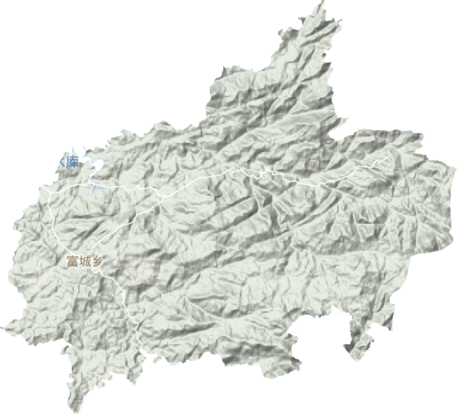 富城鄉地形圖