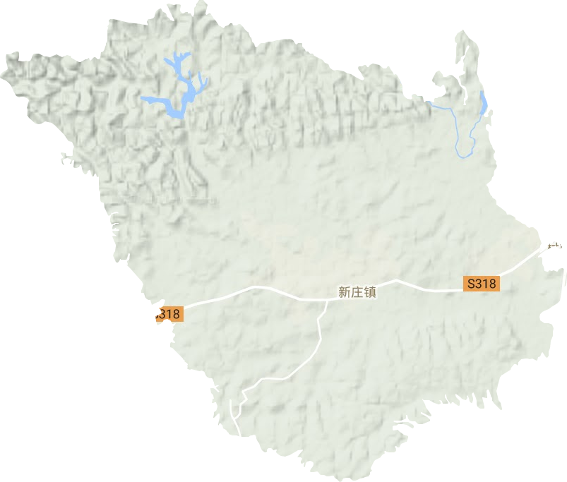 新莊鎮地形圖