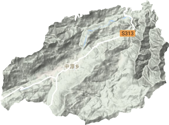 中源鄉地形圖