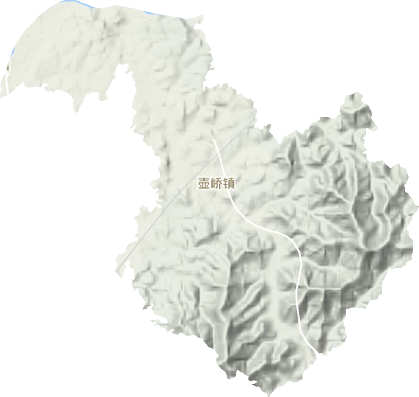 壺嶠鎮地形圖