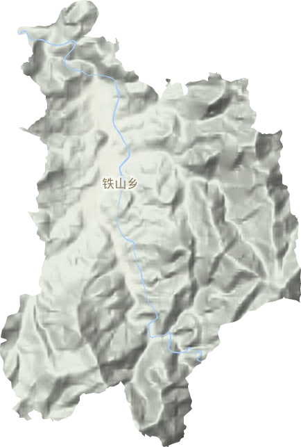鐵山鄉地形圖