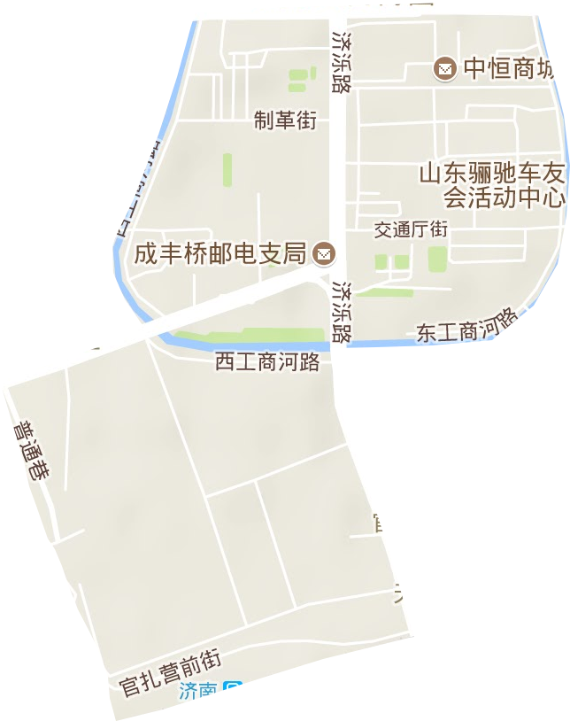 官扎營街道地形圖