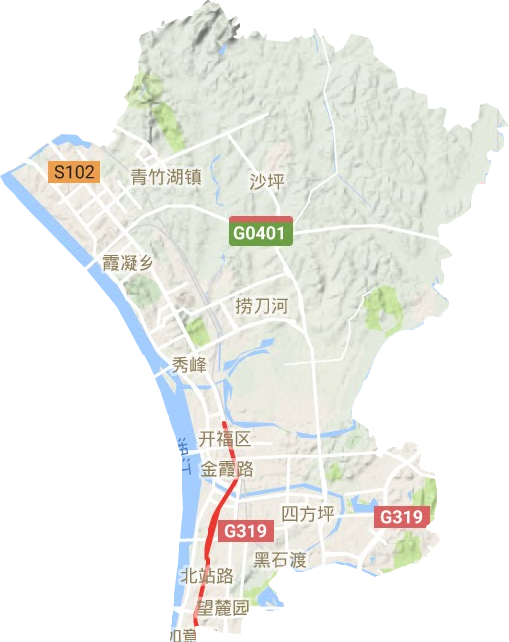 開福區地形圖