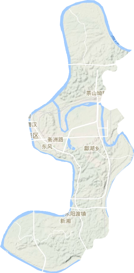 珠暉區地形圖