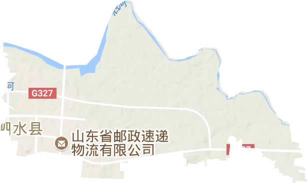 泗河街道地形圖