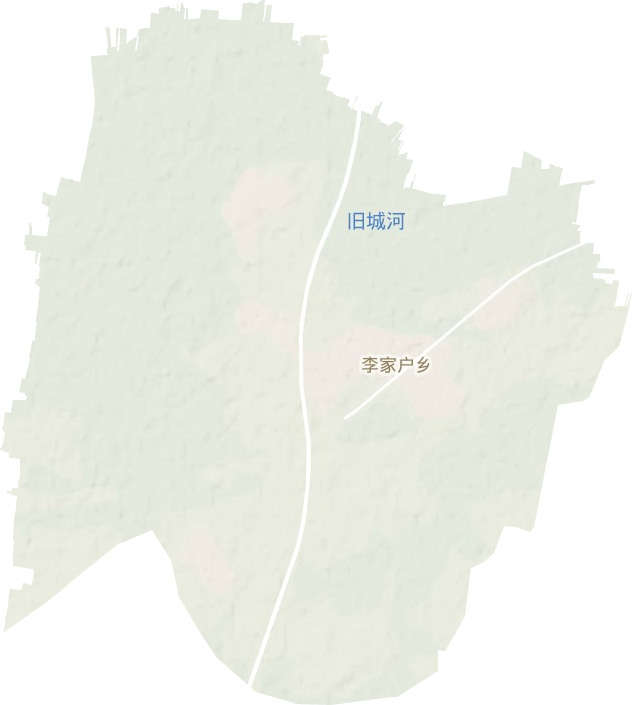 李家戶鎮地形圖