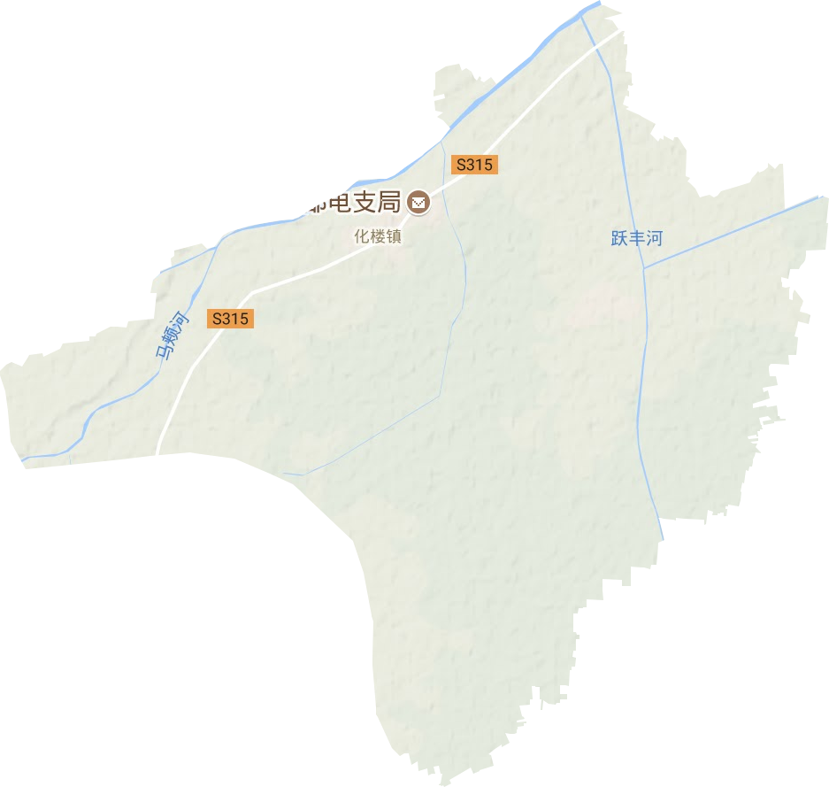 化樓鎮地形圖