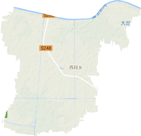 西段鄉地形圖