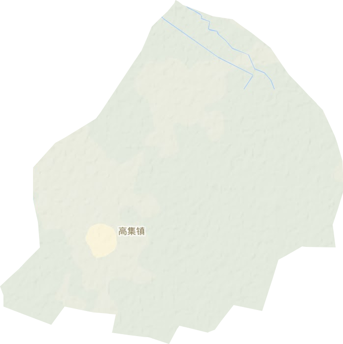 高集鎮(zhèn)地形圖