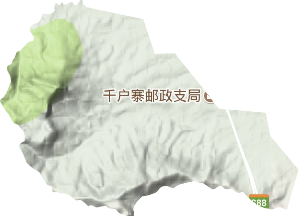 具茨山國家級森林公園管理委員會地形圖
