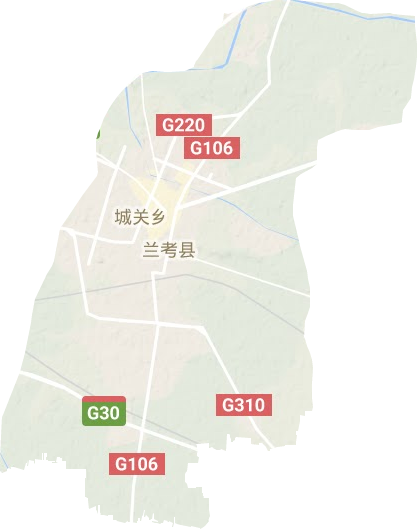 城關鄉地形圖