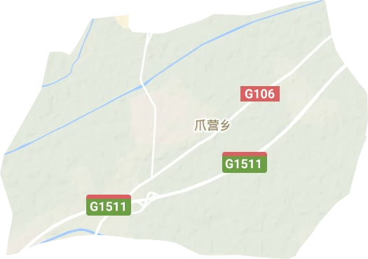 爪營鄉(xiāng)地形圖
