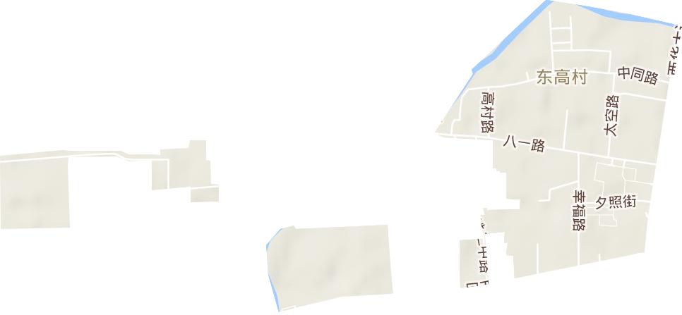 中同街街道地形圖