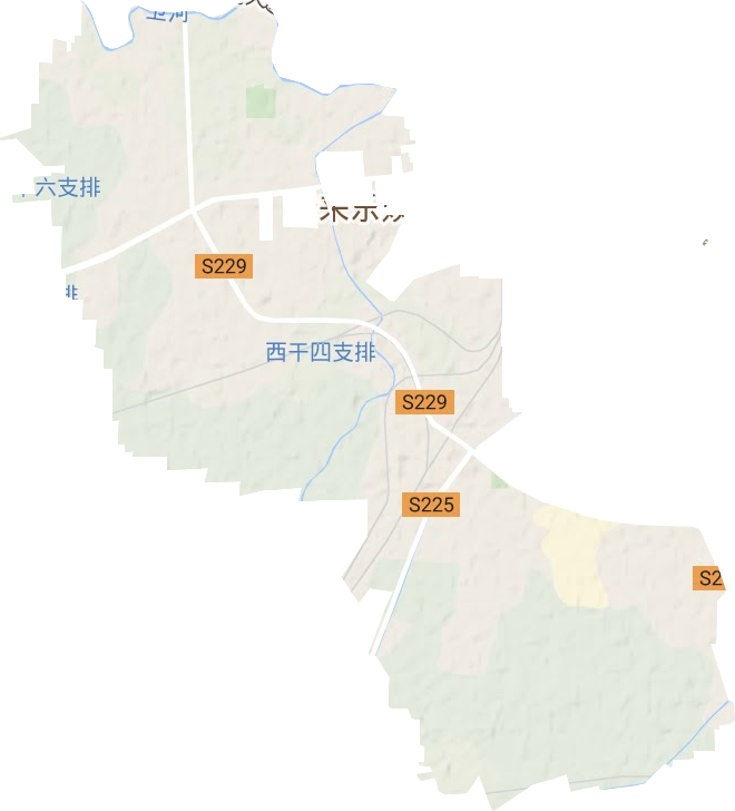 平原鄉地形圖