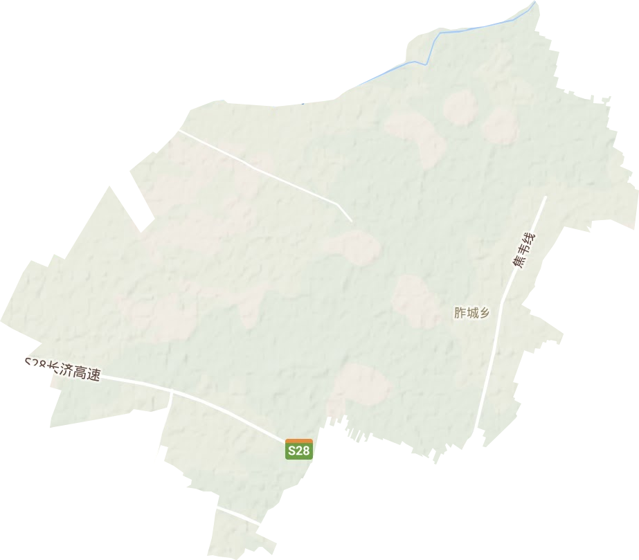 胙城鄉地形圖