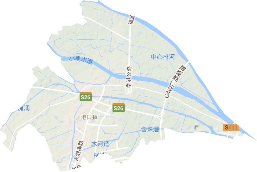 港口鎮地形圖