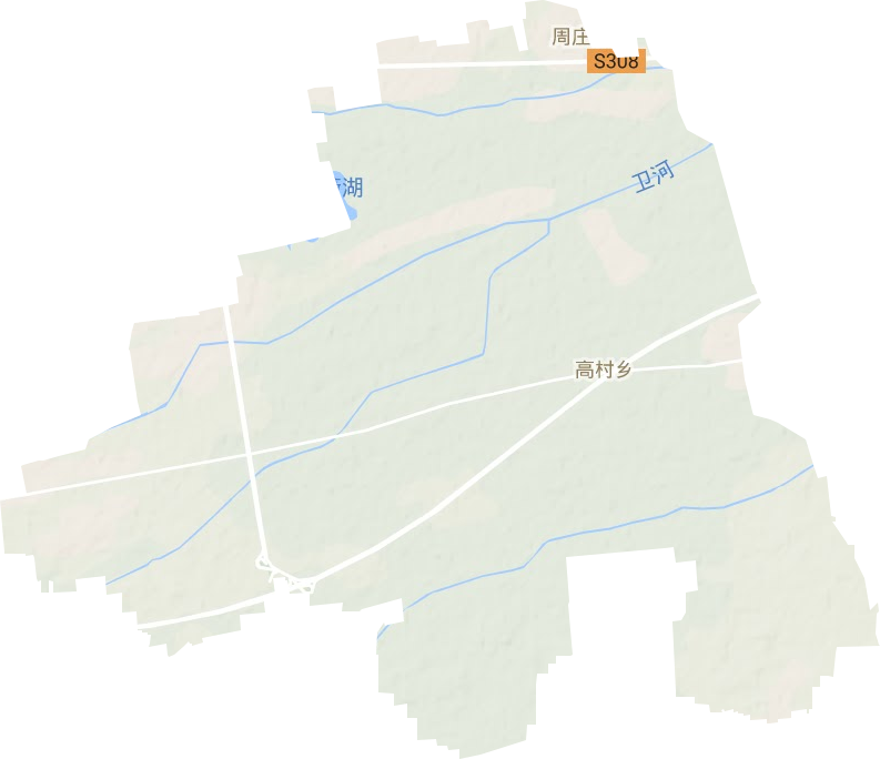 文昌街道地形圖