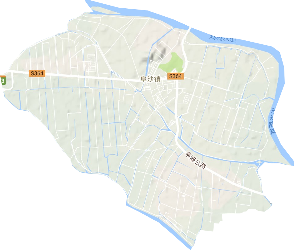 阜沙鎮地形圖