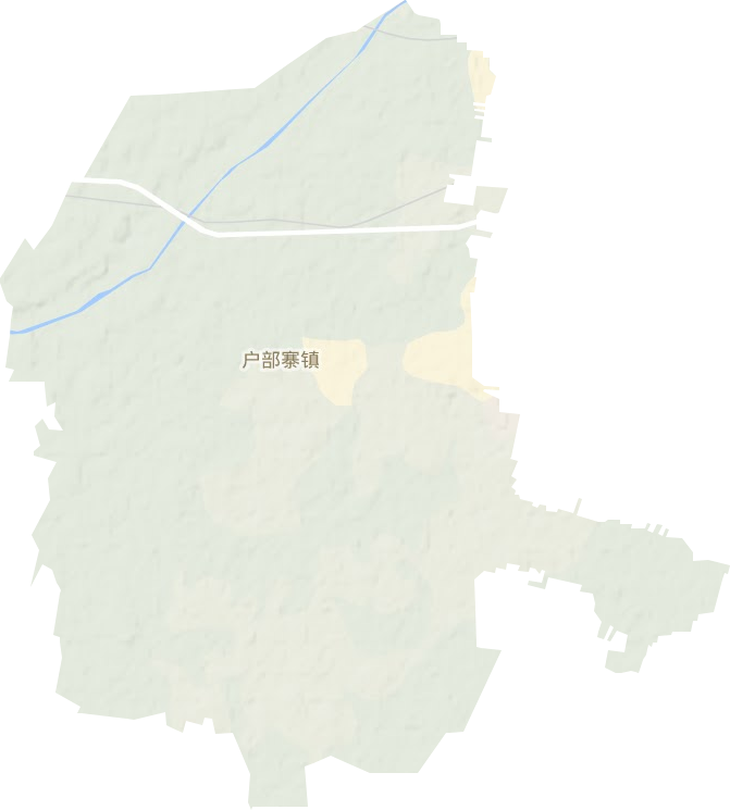 濮陽縣戶部寨鎮地形圖